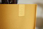jazz round 16cm amber yellow